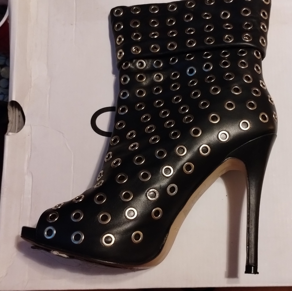 Blondeau black leather boots